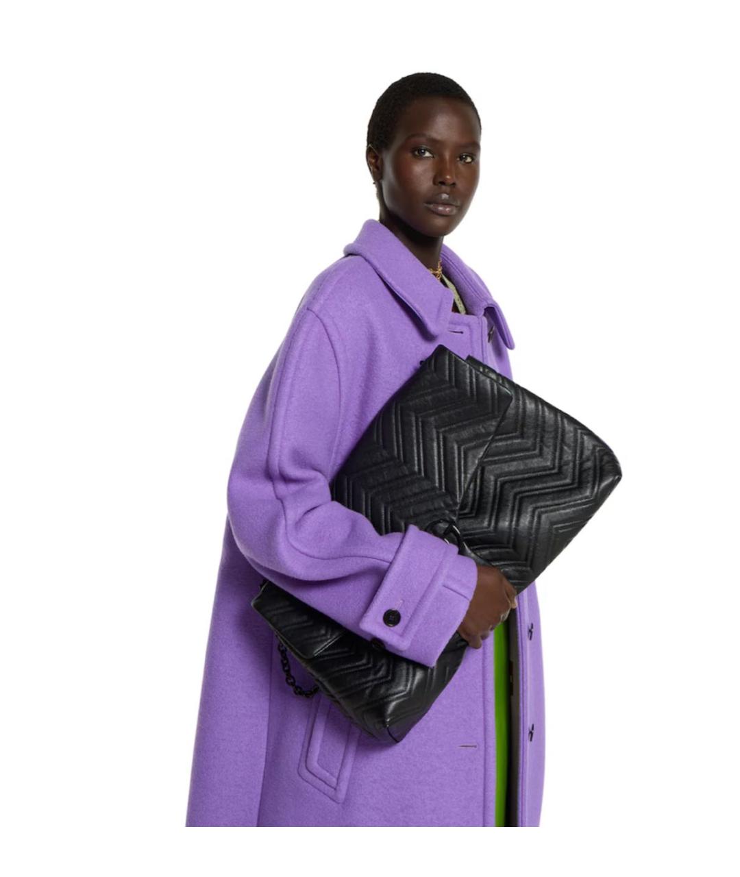 GUCCI Черная кожаная сумка через плечо, фото 3