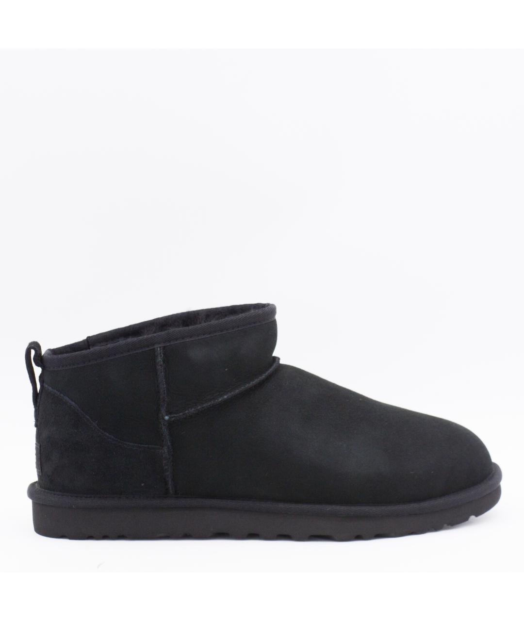 UGG AUSTRALIA Черные нубуковые высокие ботинки, фото 5