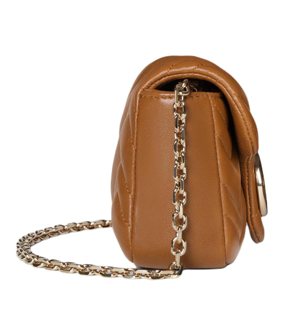 GUCCI Коричневая кожаная сумка через плечо, фото 3