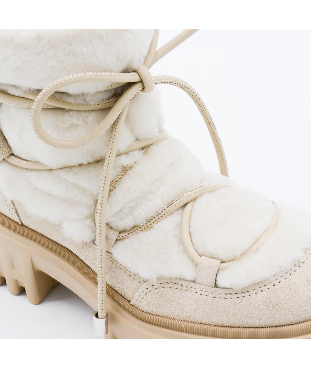 HOGAN Бежевые ботинки, фото 3