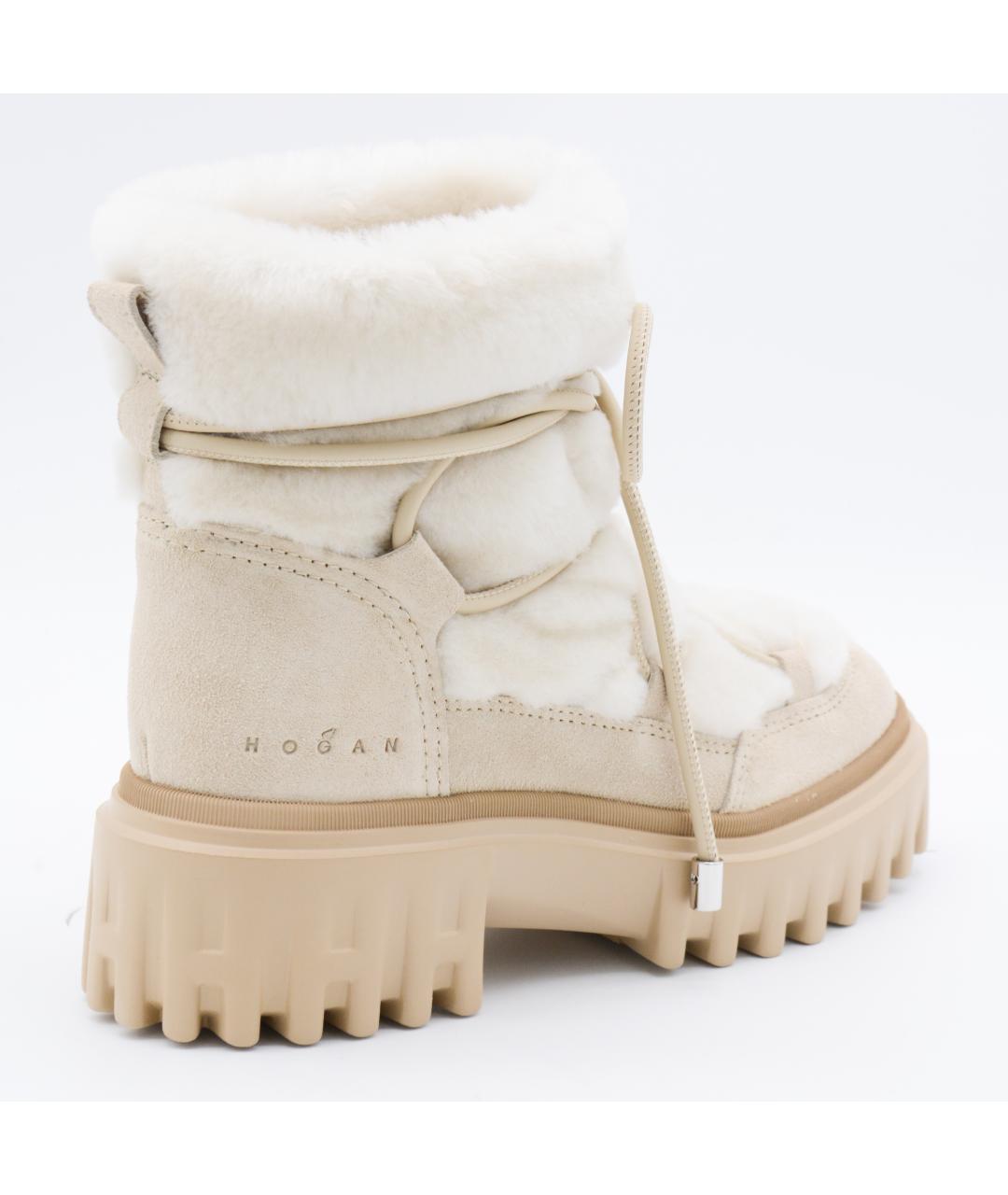 HOGAN Бежевые ботинки, фото 2
