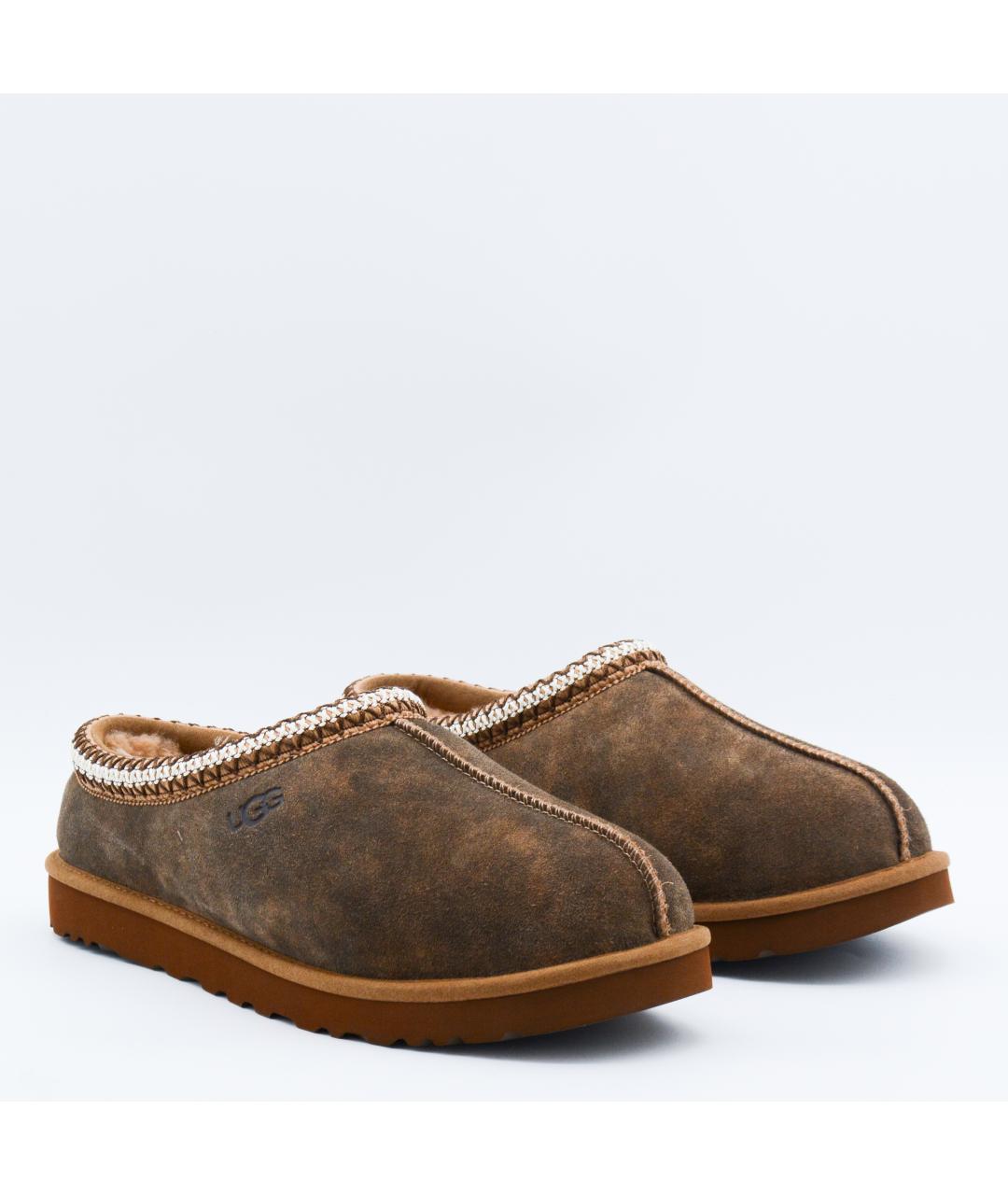 UGG AUSTRALIA Коричневые нубуковые низкие ботинки, фото 4
