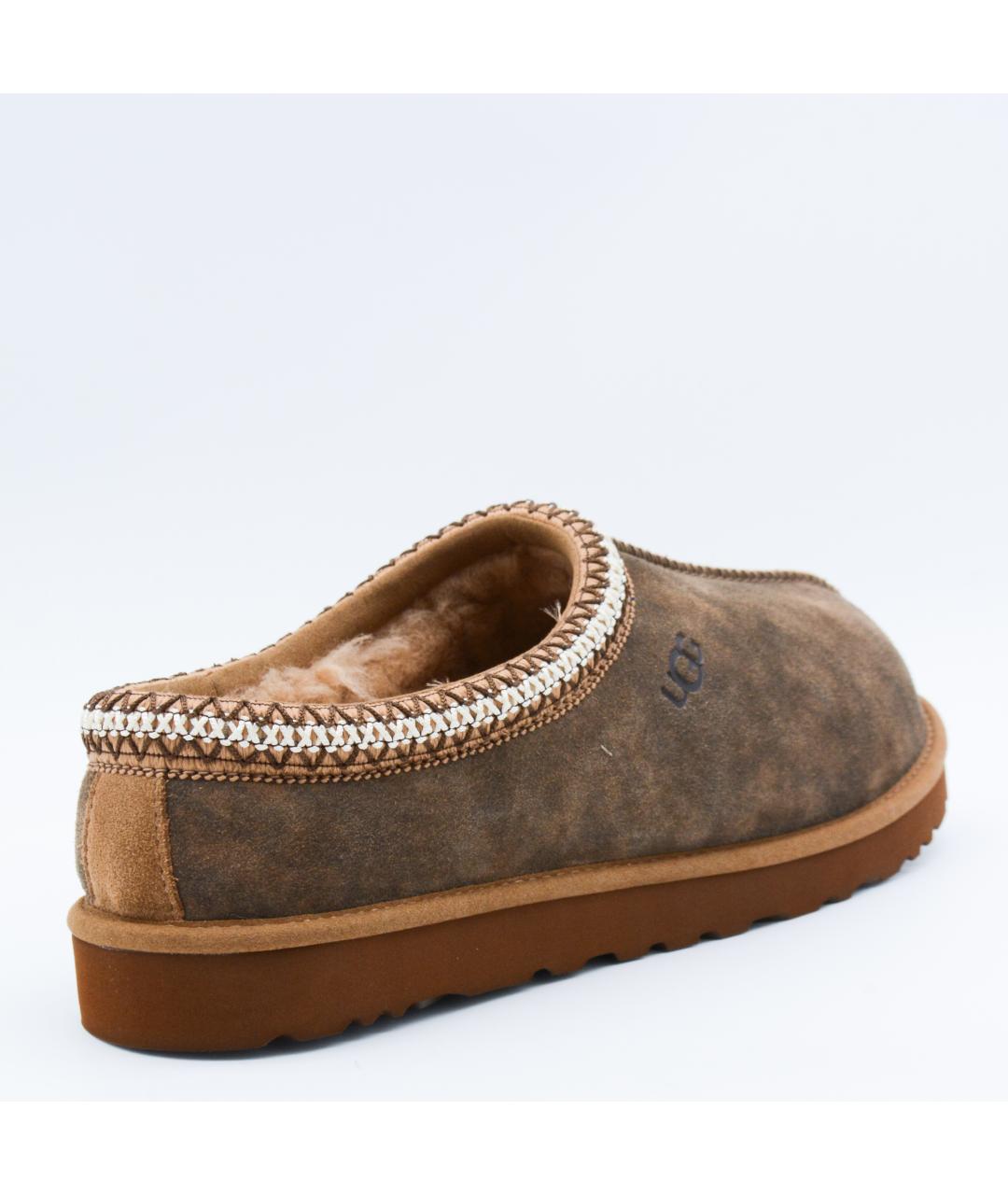 UGG AUSTRALIA Коричневые нубуковые низкие ботинки, фото 3