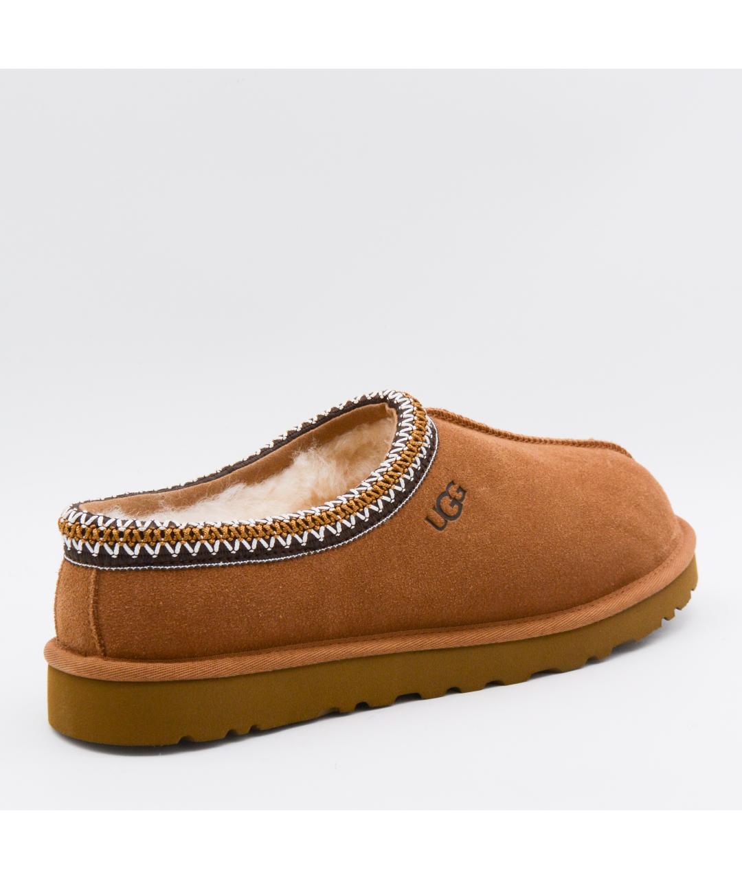 UGG AUSTRALIA Коричневые кожаные низкие ботинки, фото 3