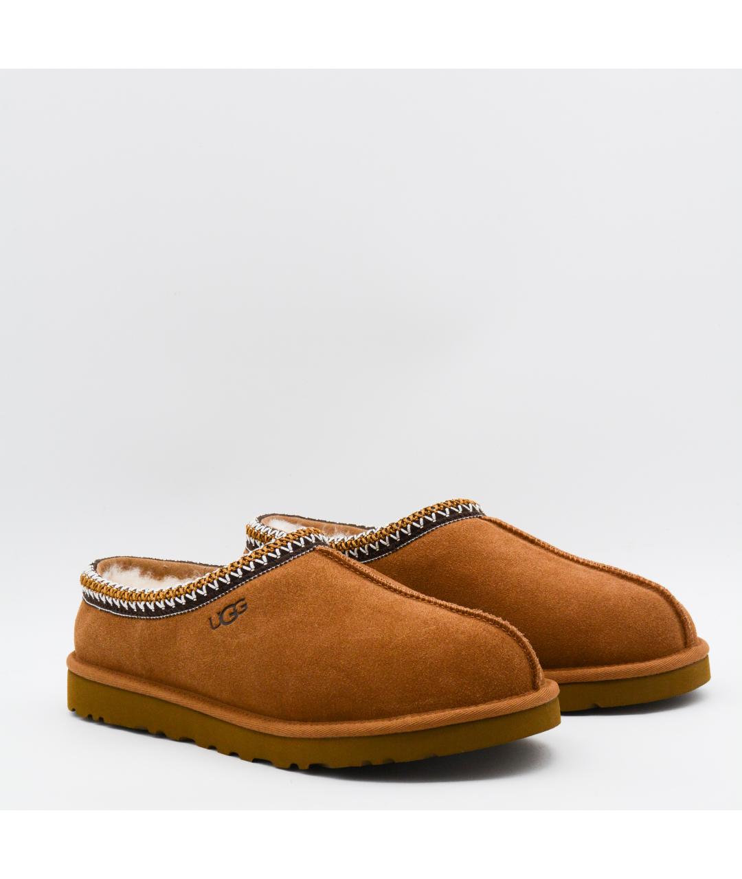 UGG AUSTRALIA Коричневые кожаные низкие ботинки, фото 4