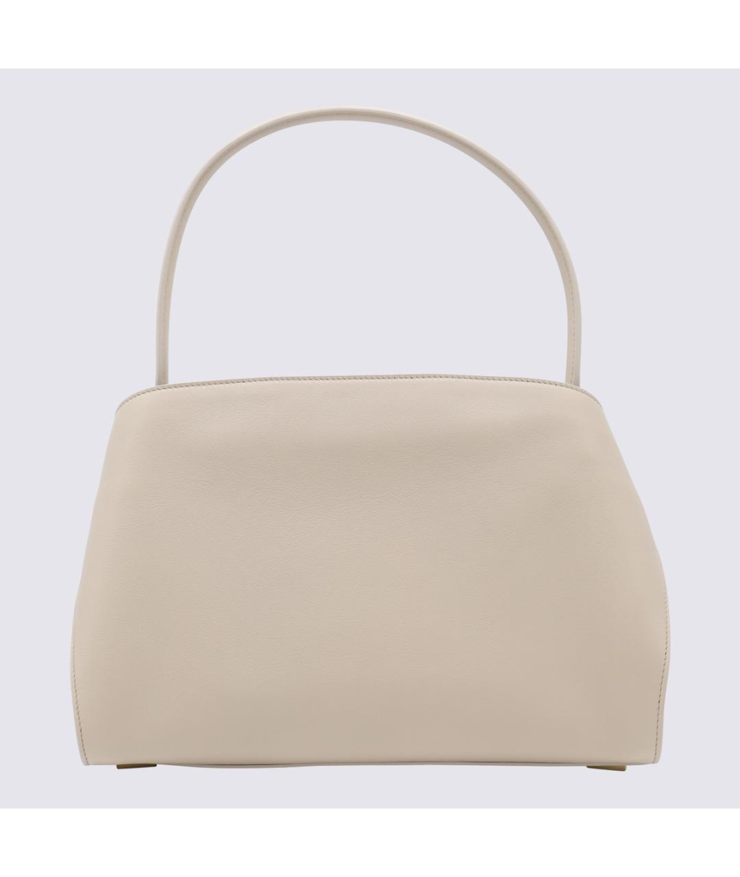 FERRAGAMO Бежевая кожаная сумка тоут, фото 3