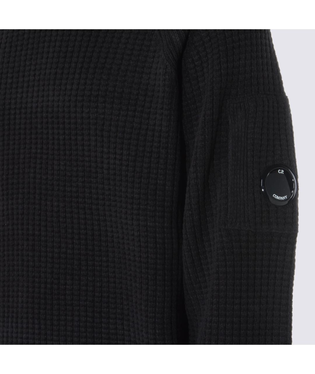 CP COMPANY Черный хлопковый джемпер / свитер, фото 3