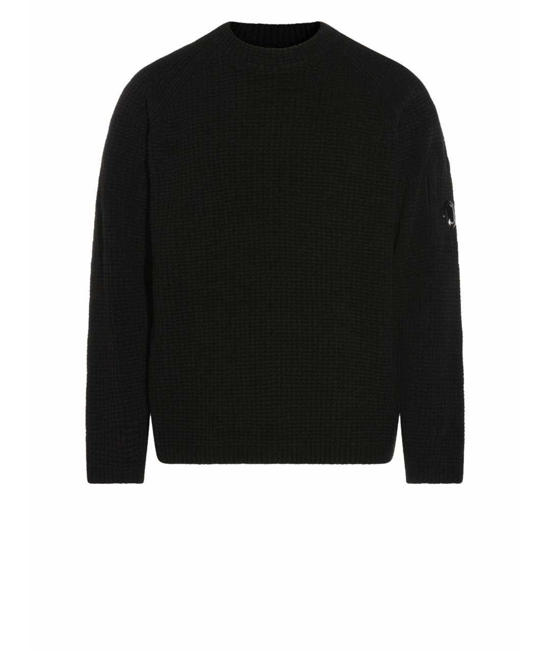CP COMPANY Черный хлопковый джемпер / свитер, фото 1