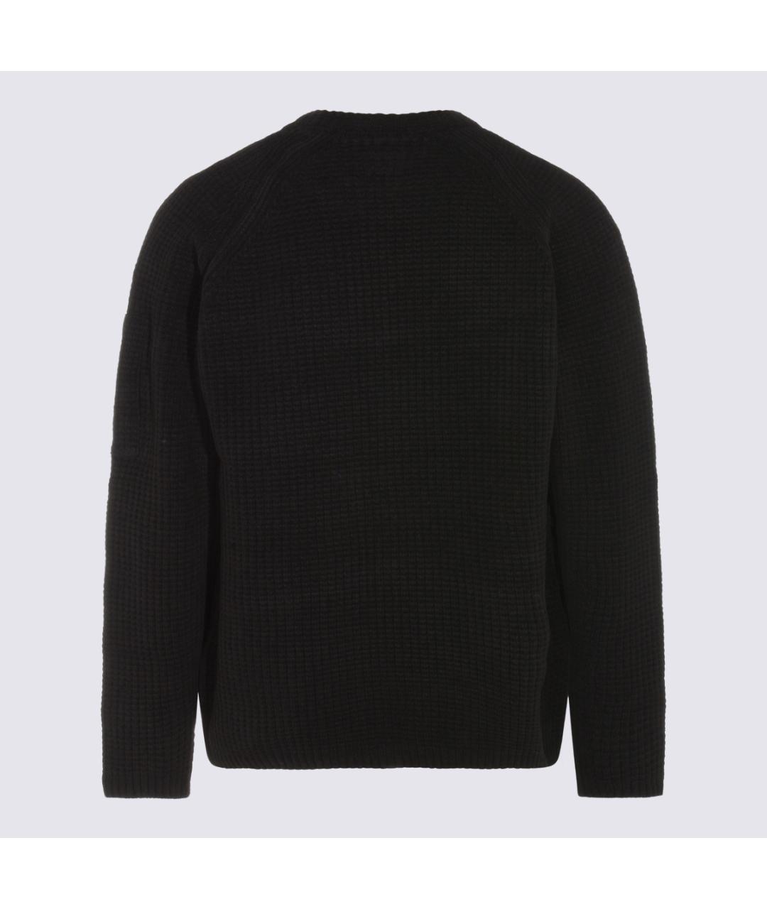 CP COMPANY Черный хлопковый джемпер / свитер, фото 2