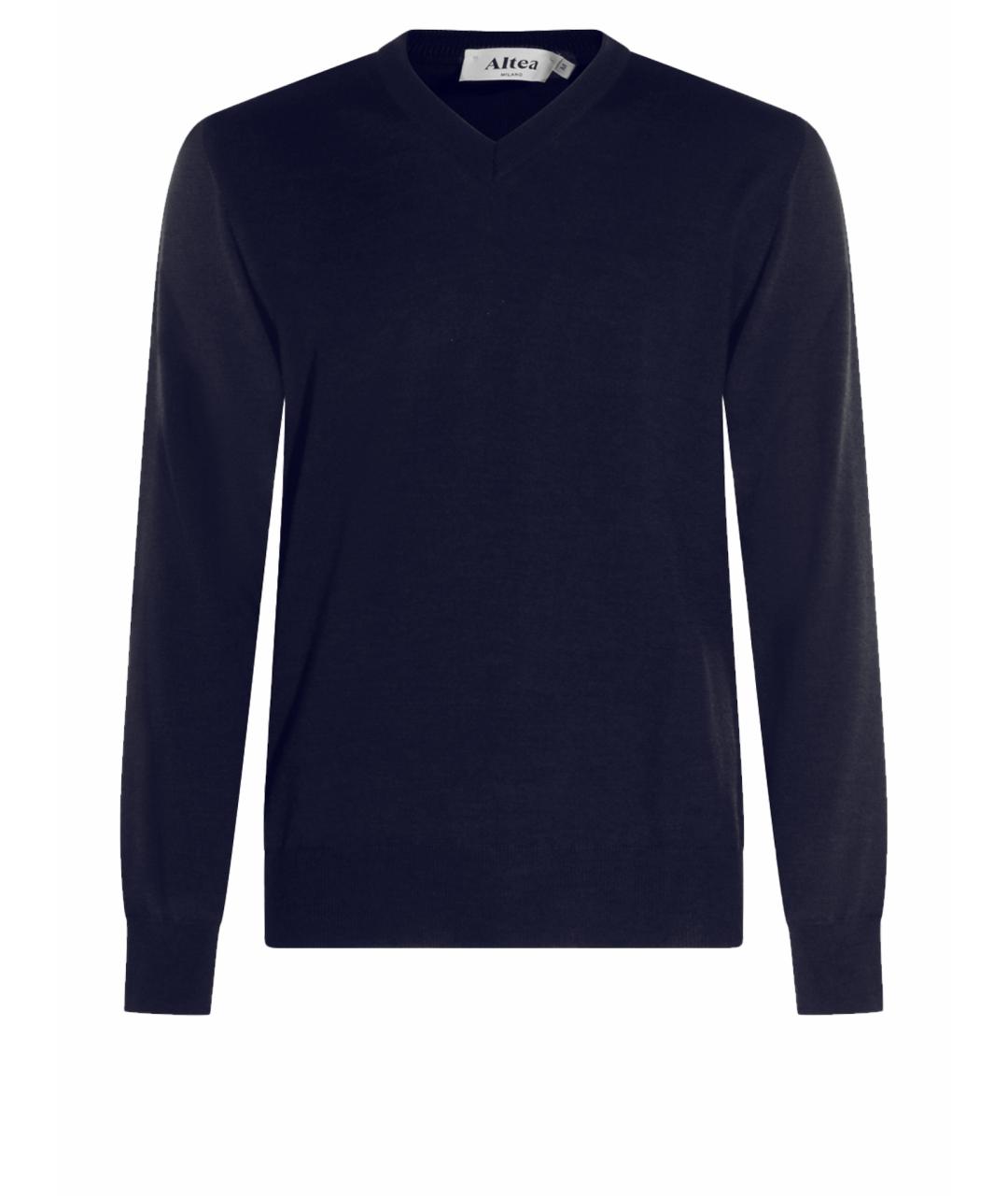 ALTEA Синий шерстяной джемпер / свитер, фото 1