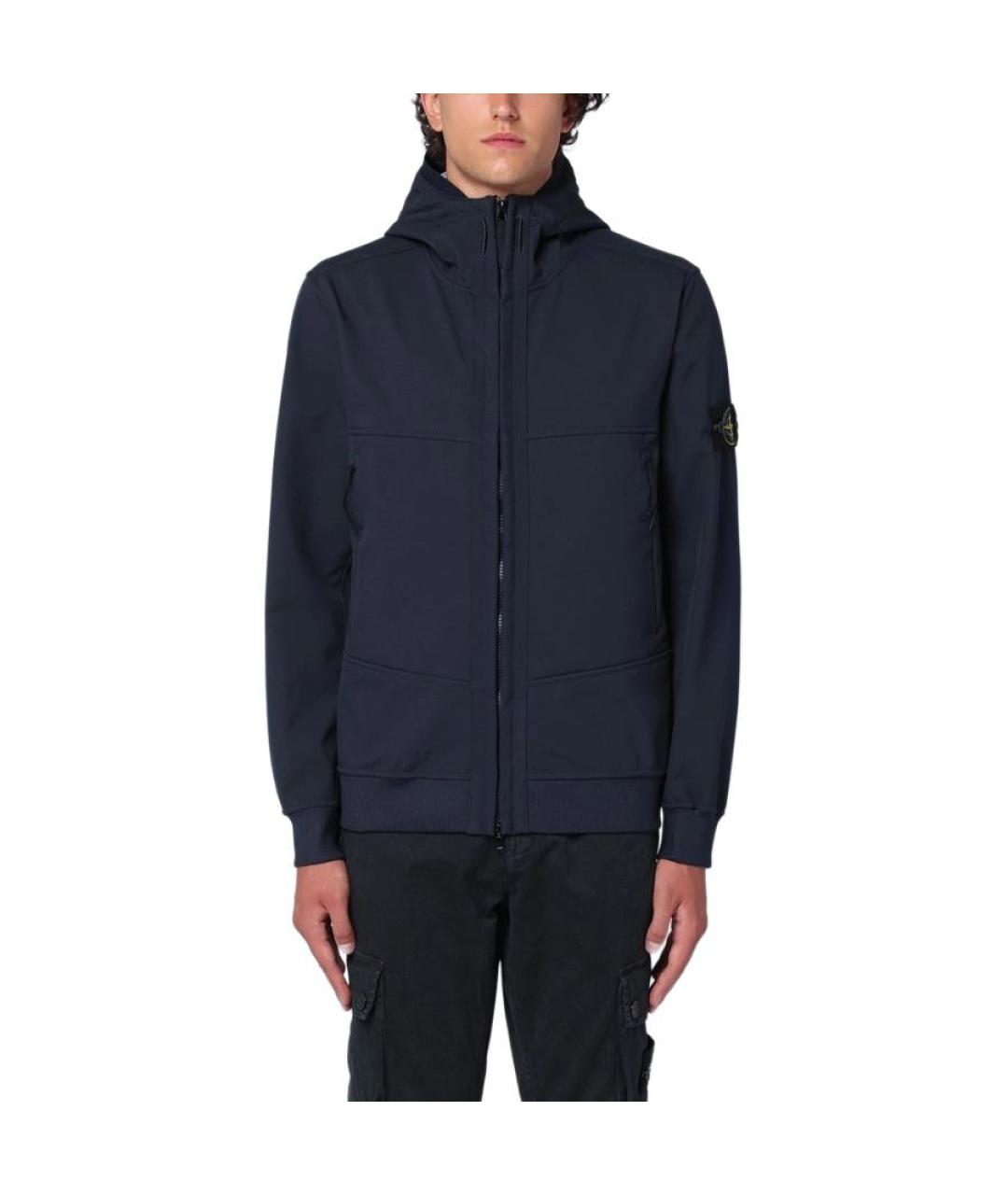 STONE ISLAND Темно-синяя куртка, фото 5