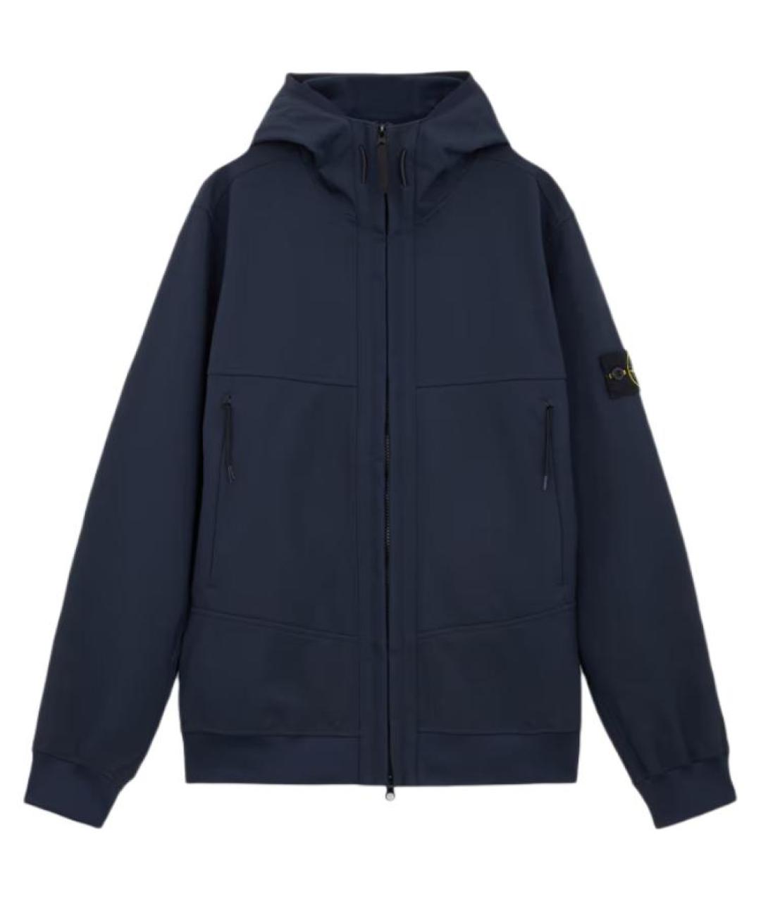 STONE ISLAND Темно-синяя куртка, фото 1