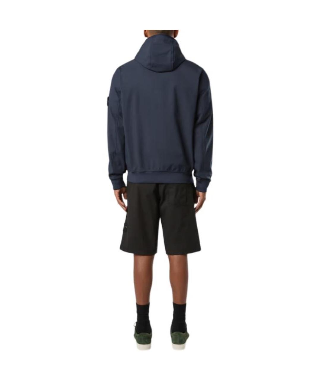 STONE ISLAND Темно-синяя куртка, фото 4