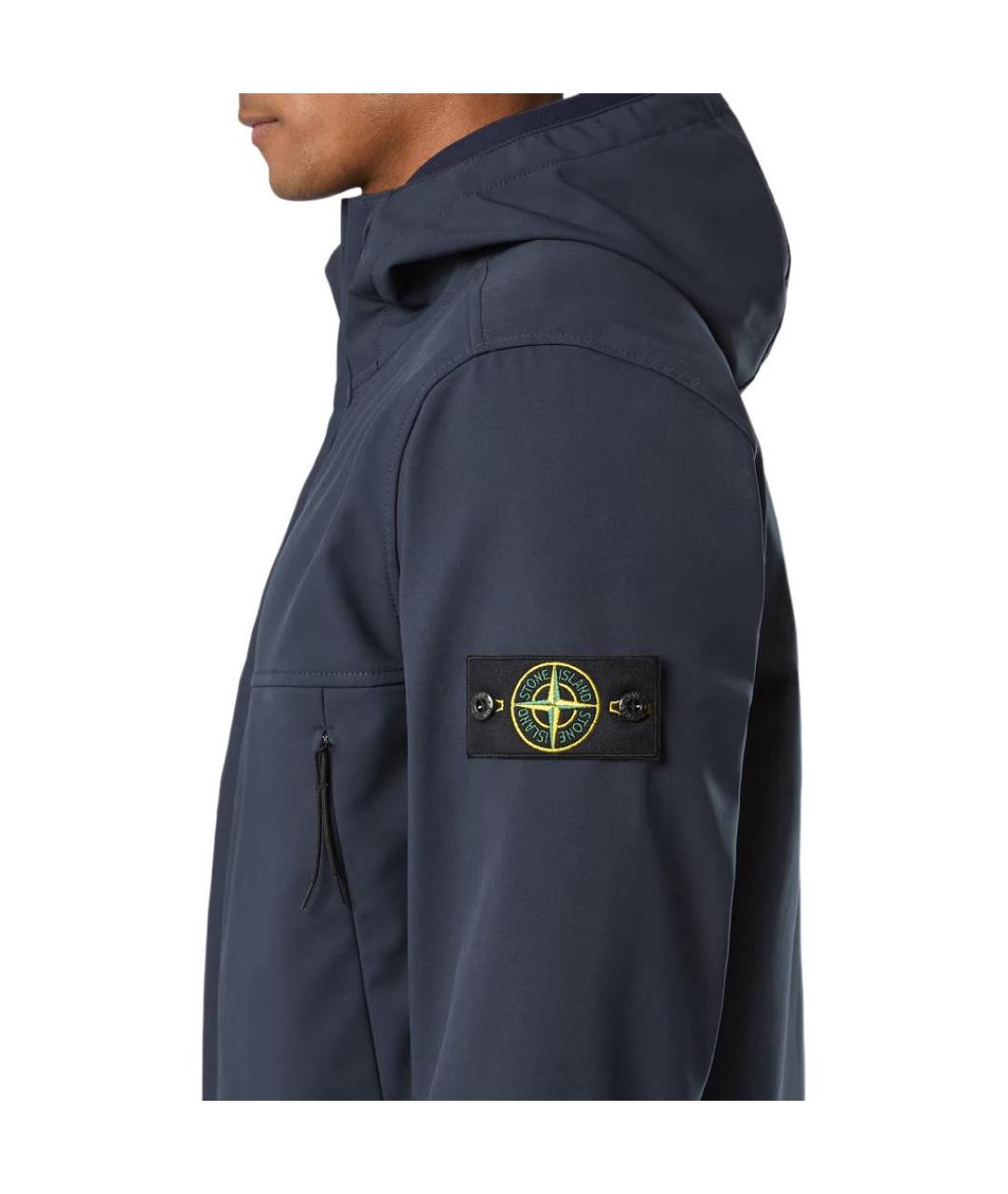 STONE ISLAND Темно-синяя куртка, фото 6