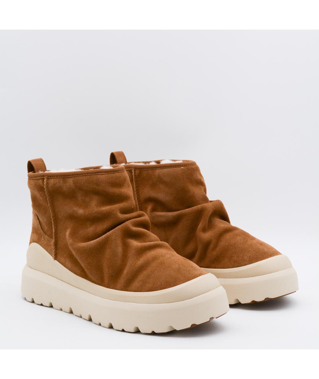 UGG AUSTRALIA Бежевые высокие ботинки, фото 2