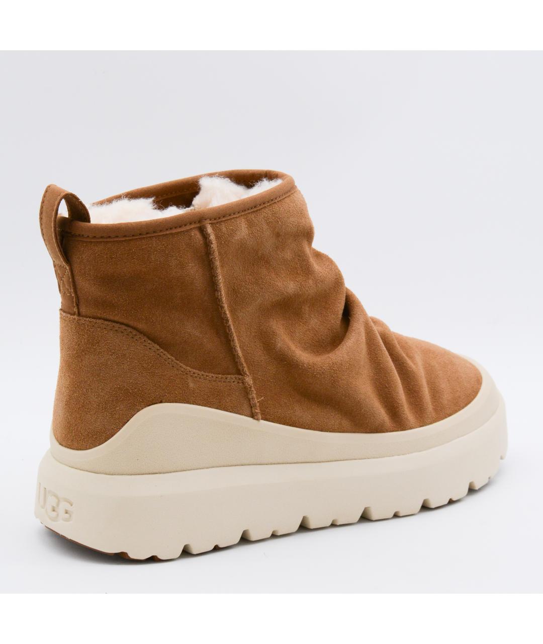 UGG AUSTRALIA Бежевые высокие ботинки, фото 3