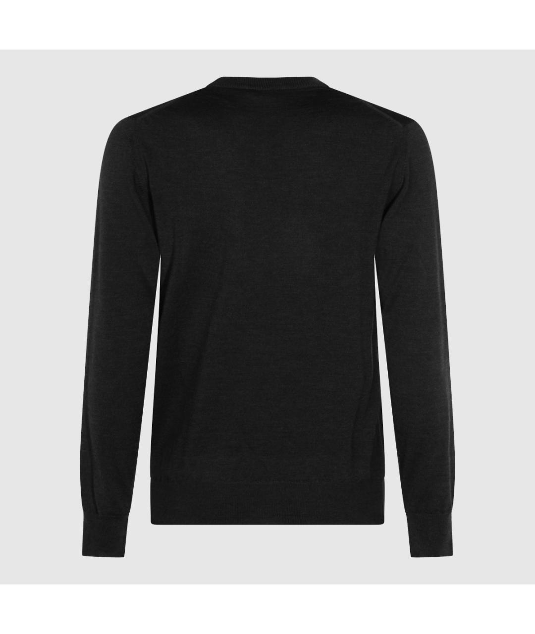 ALTEA Черный шерстяной джемпер / свитер, фото 2