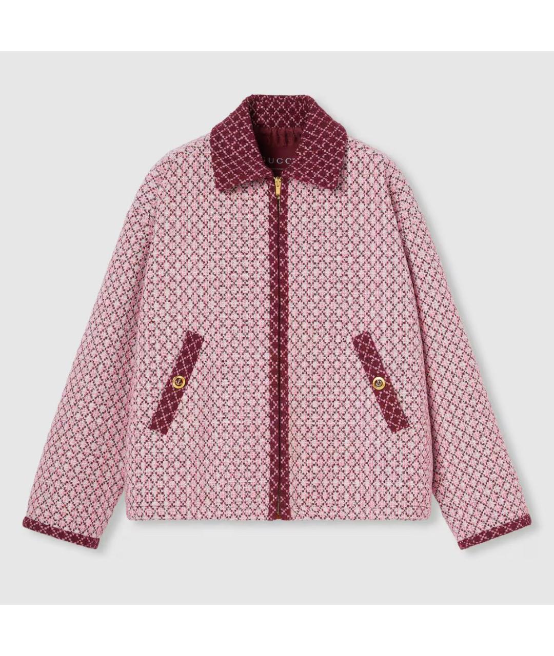 GUCCI Розовая хлопковая куртка, фото 8