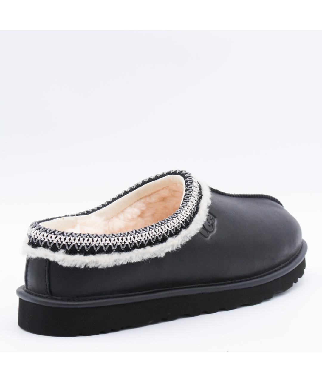 UGG AUSTRALIA Черные кожаные низкие ботинки, фото 3
