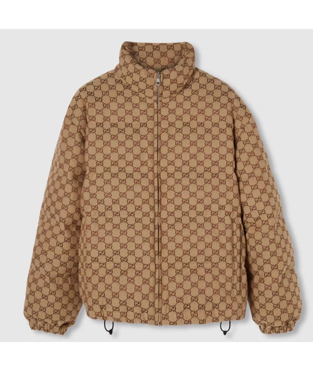 GUCCI Коричневая хлопковая куртка, фото 8