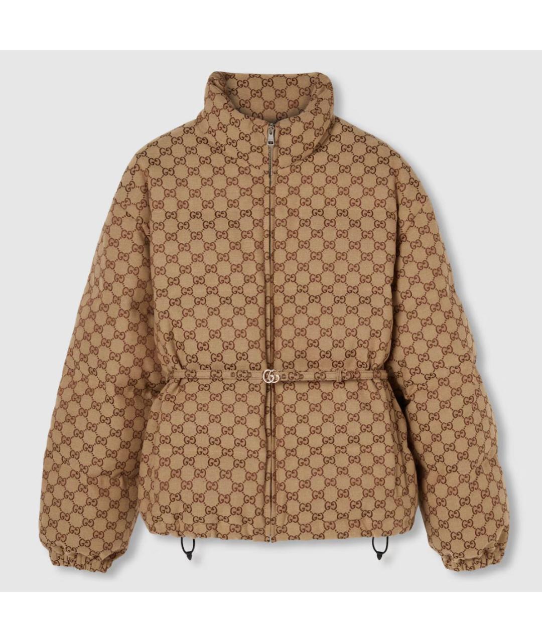 GUCCI Коричневая хлопковая куртка, фото 9