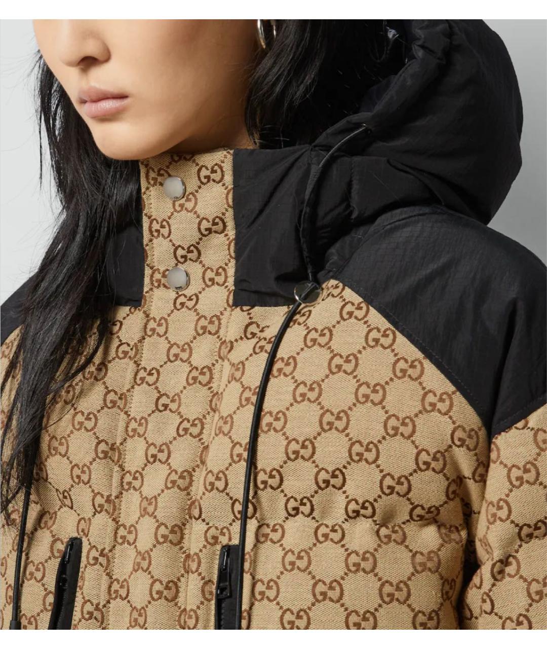 GUCCI Коричневая хлопковая куртка, фото 3
