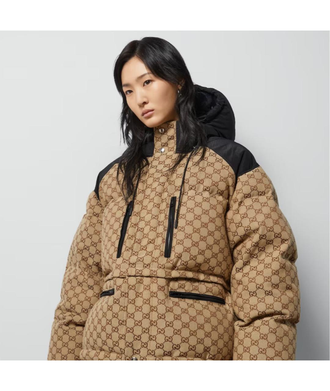 GUCCI Коричневая хлопковая куртка, фото 5