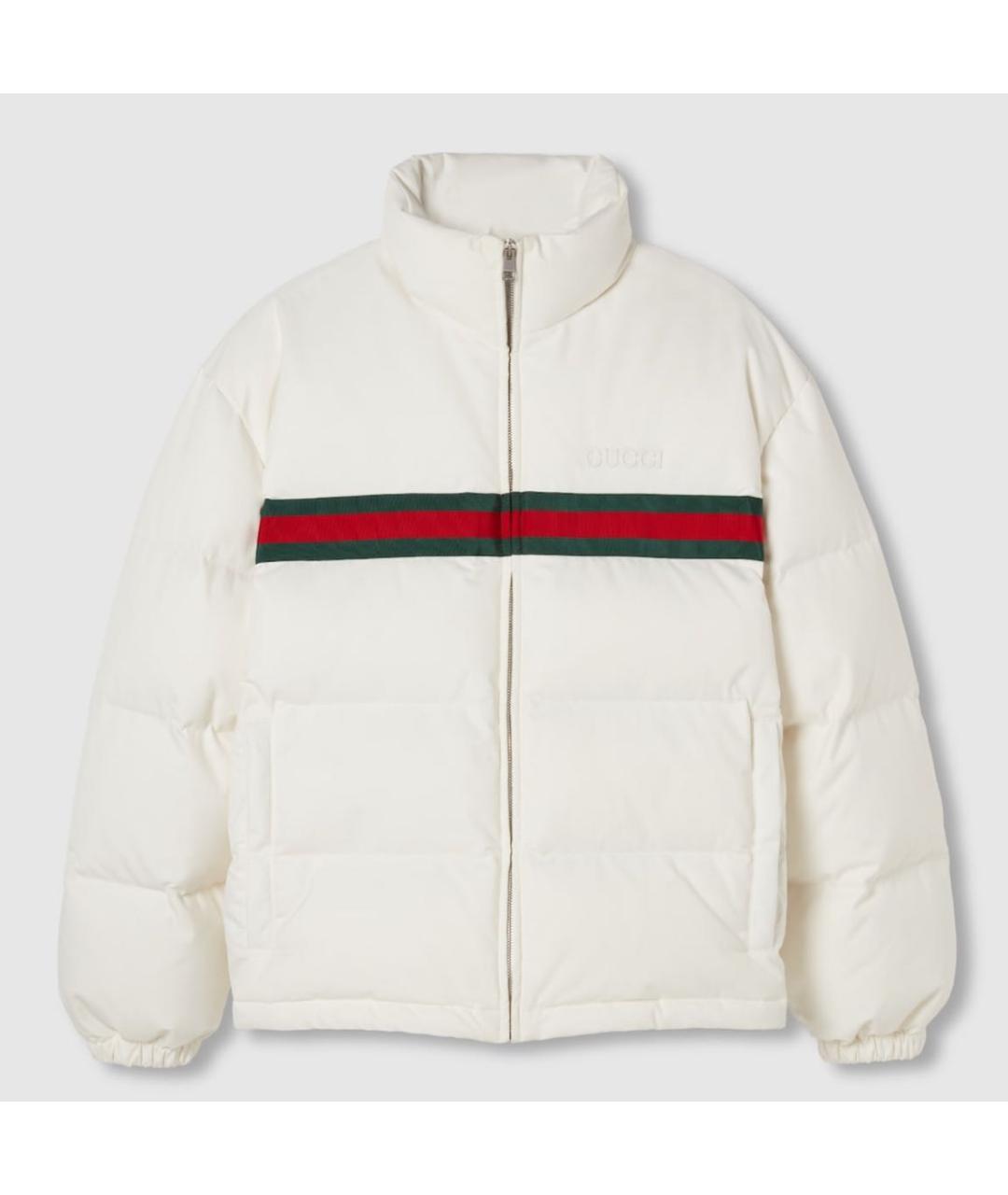 GUCCI Белая полиэстеровая куртка, фото 8
