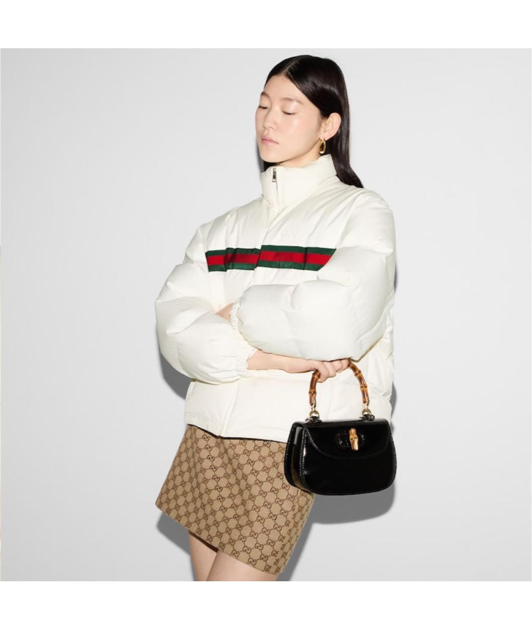 GUCCI Белая полиэстеровая куртка, фото 6