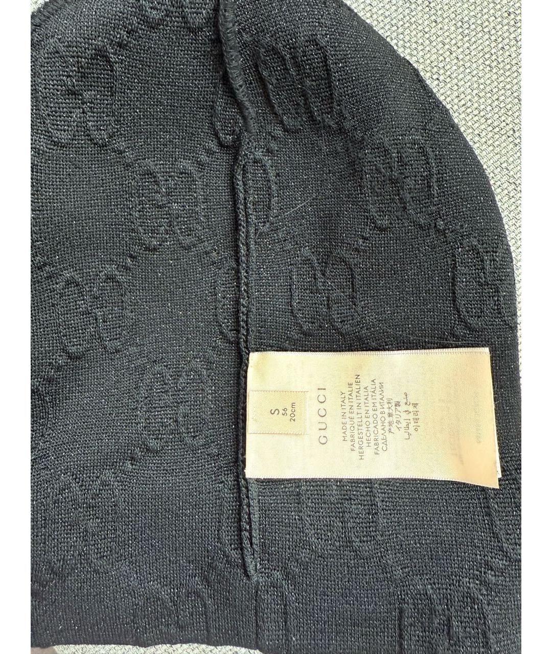 GUCCI Черная шапка, фото 3