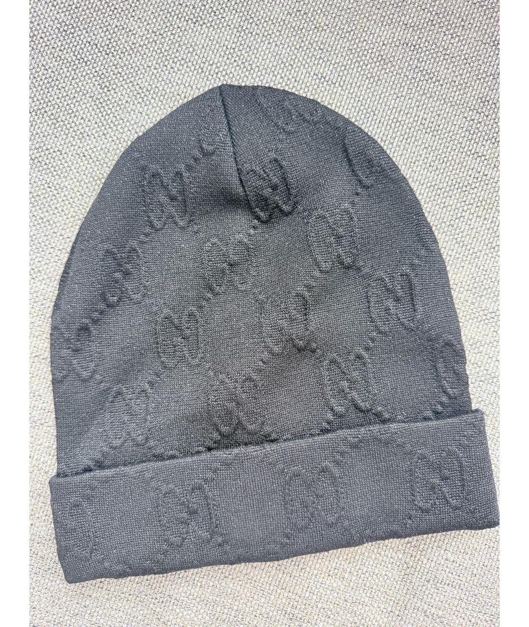 GUCCI Черная шапка, фото 6