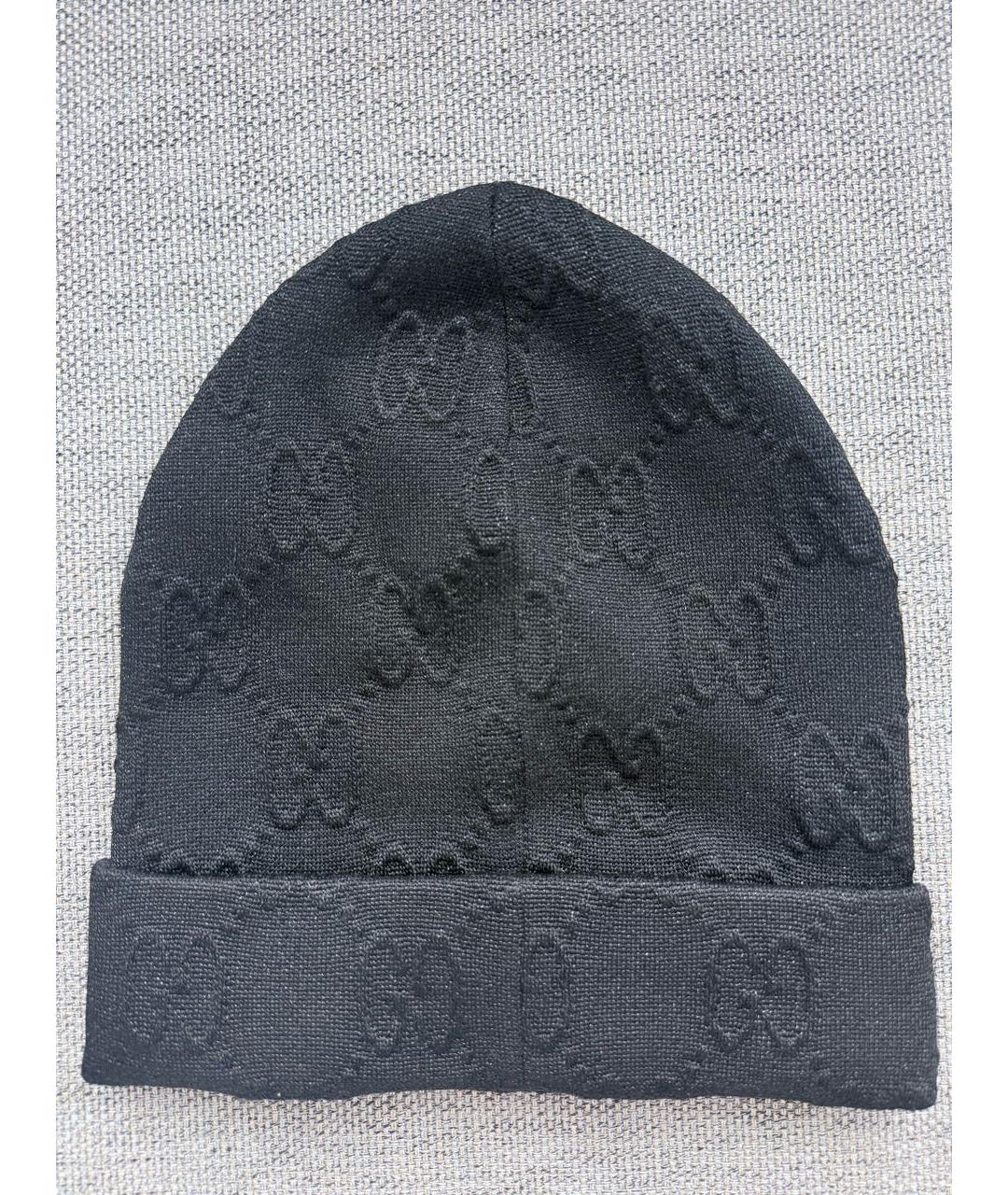 GUCCI Черная шапка, фото 2