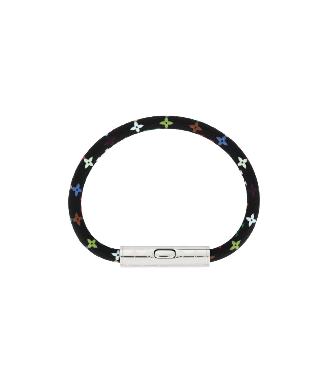 LOUIS VUITTON Черный металлический браслет, фото 1