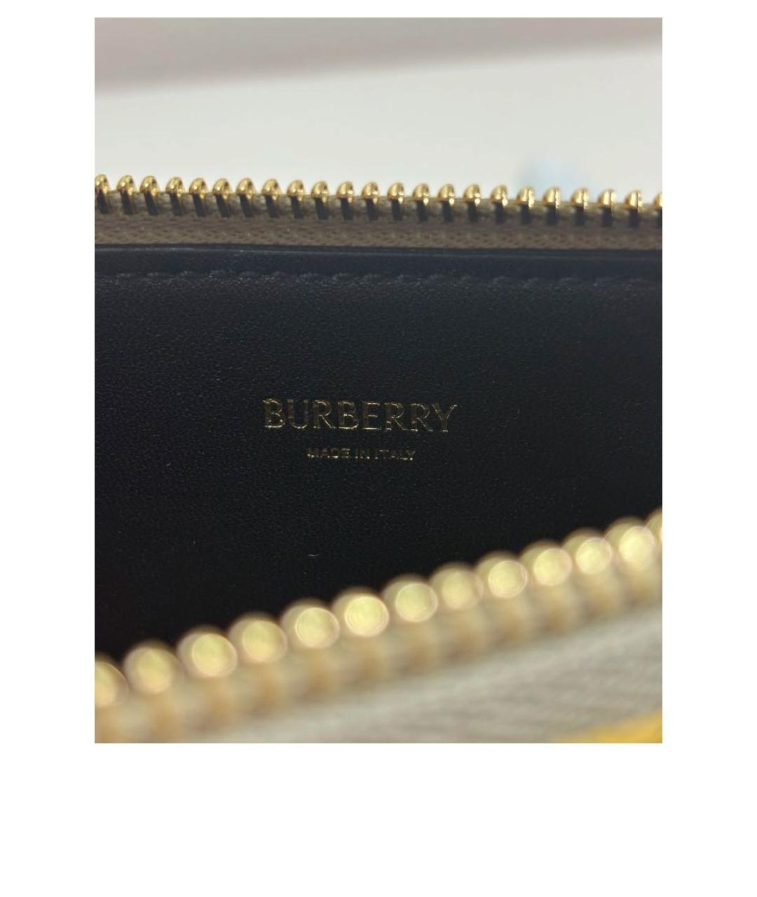 BURBERRY Желтая сумка с короткими ручками, фото 5