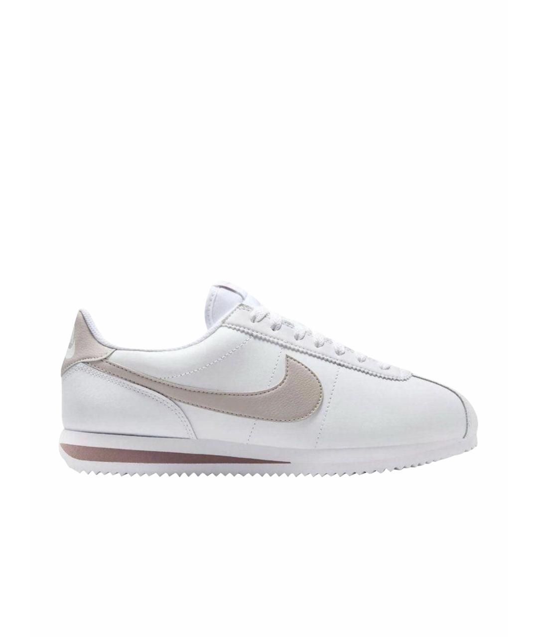 NIKE Белые кожаные кроссовки, фото 1