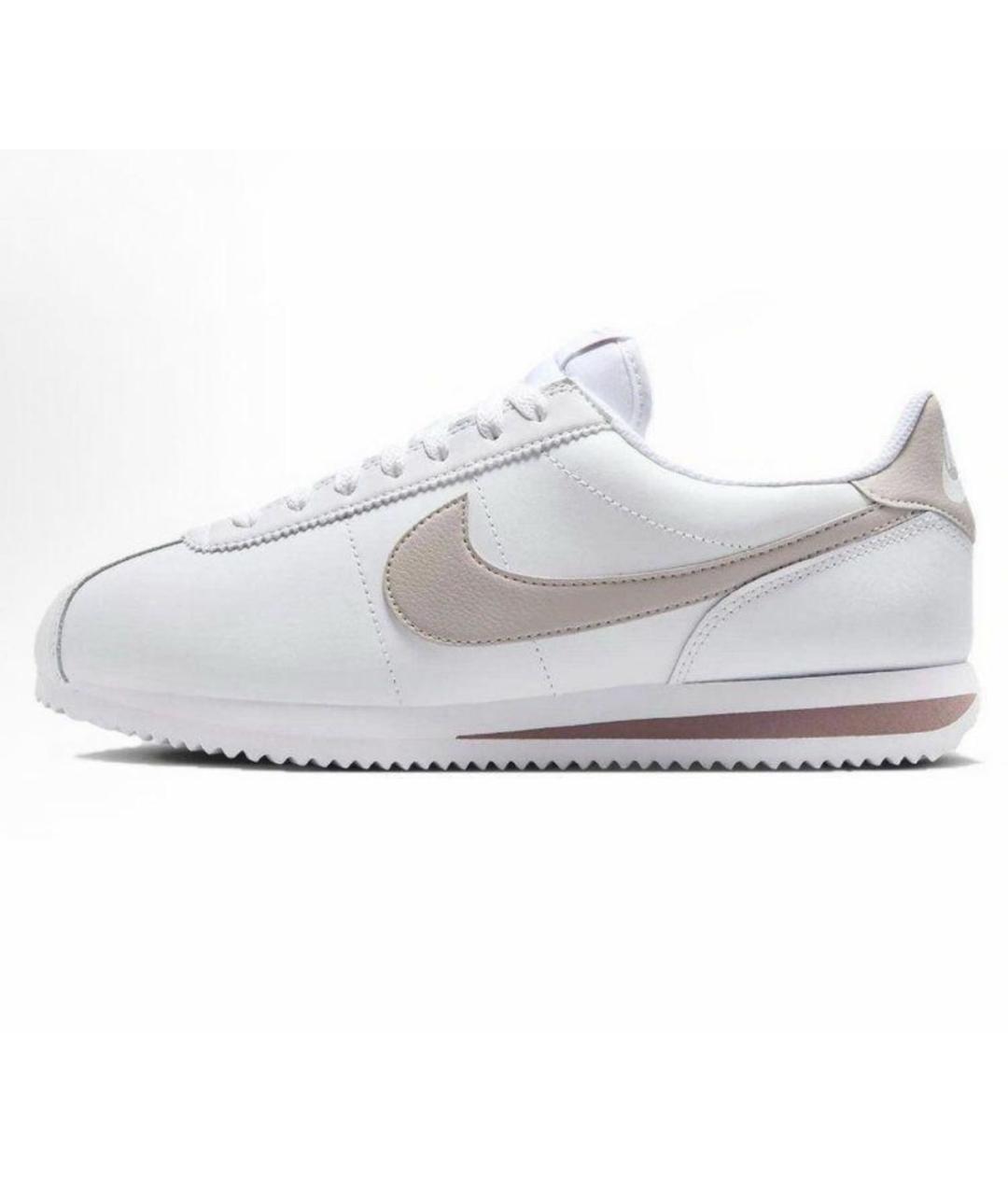 NIKE Белые кожаные кроссовки, фото 5
