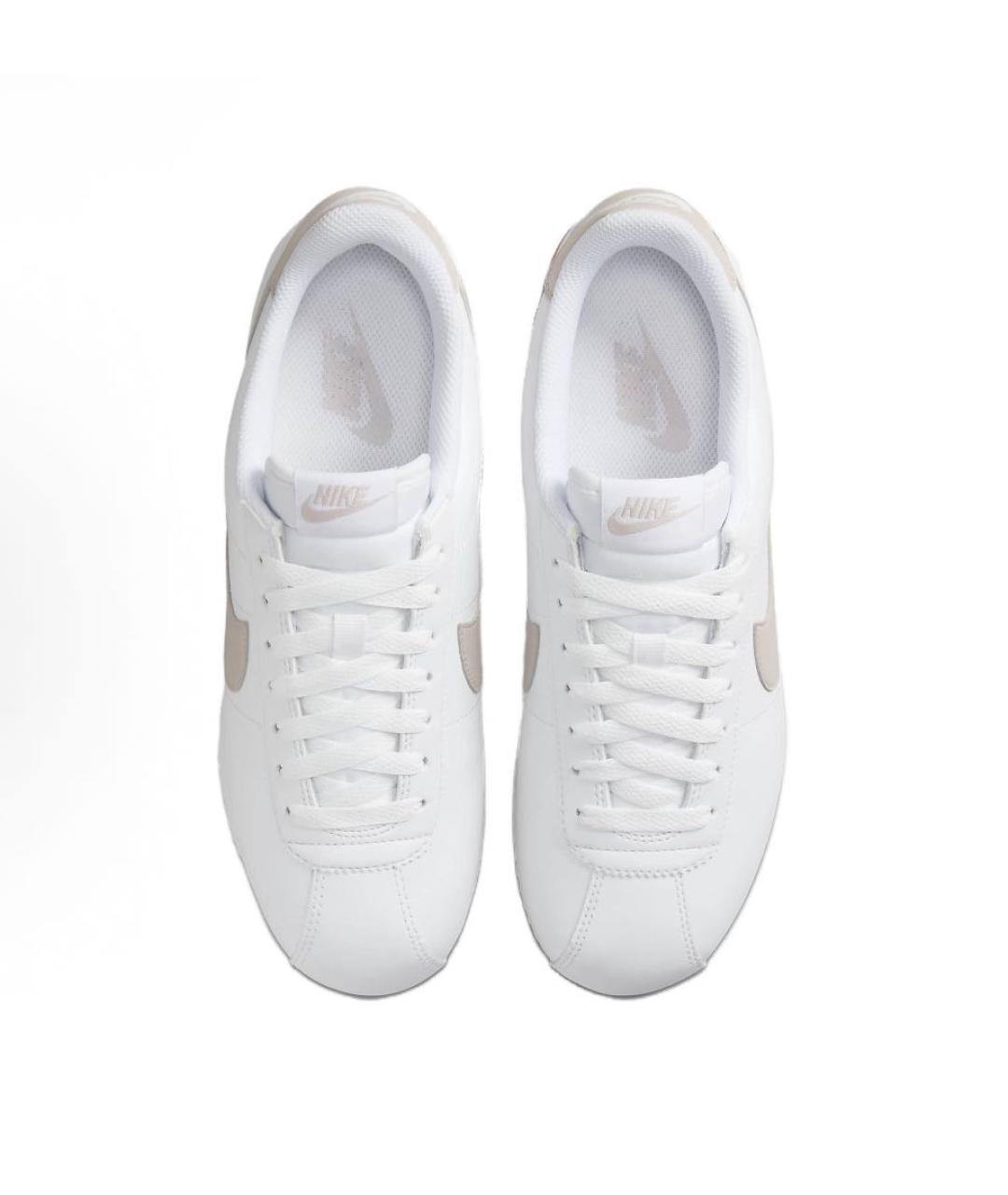 NIKE Белые кожаные кроссовки, фото 3