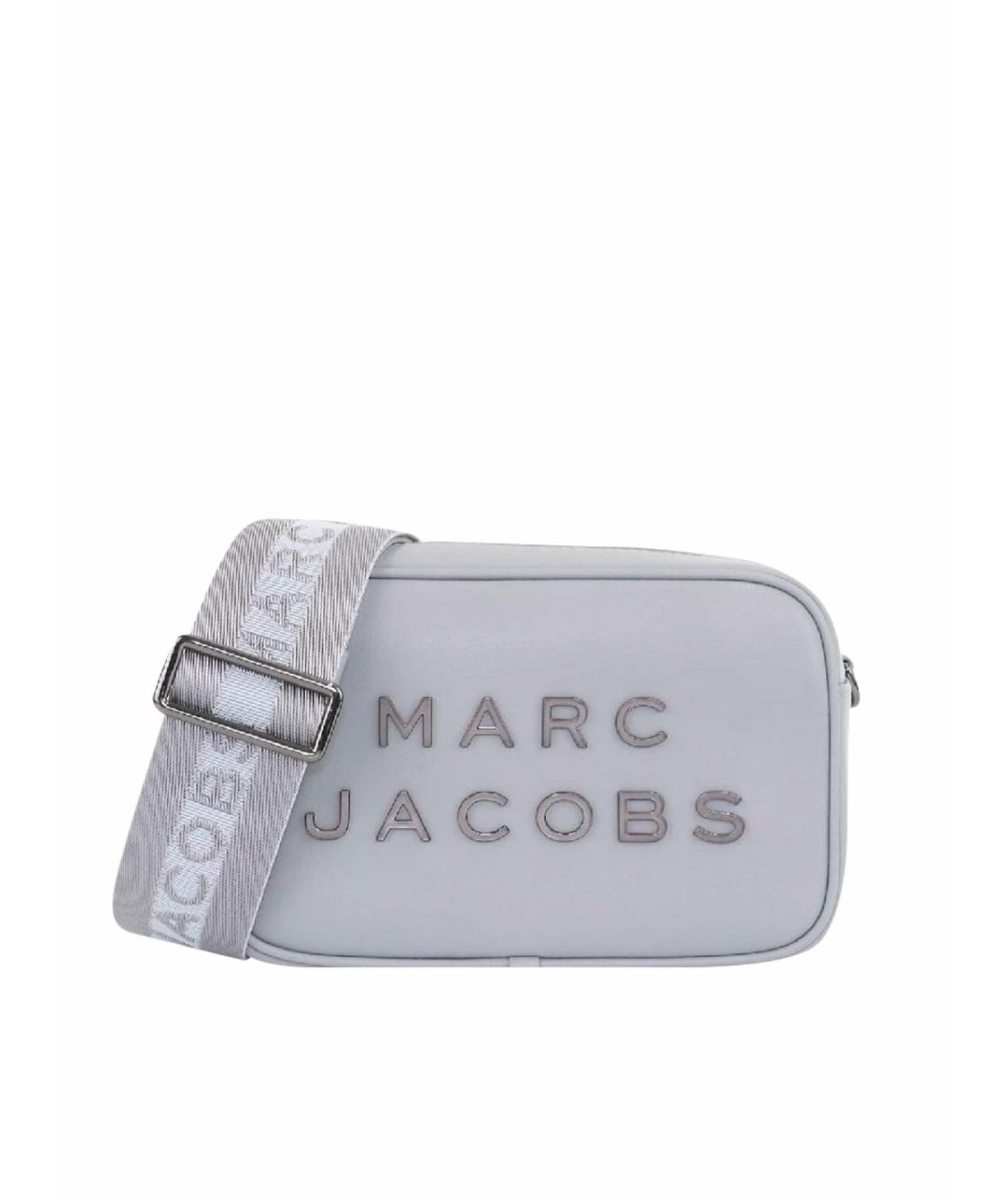 MARC JACOBS Серая кожаная сумка через плечо, фото 1