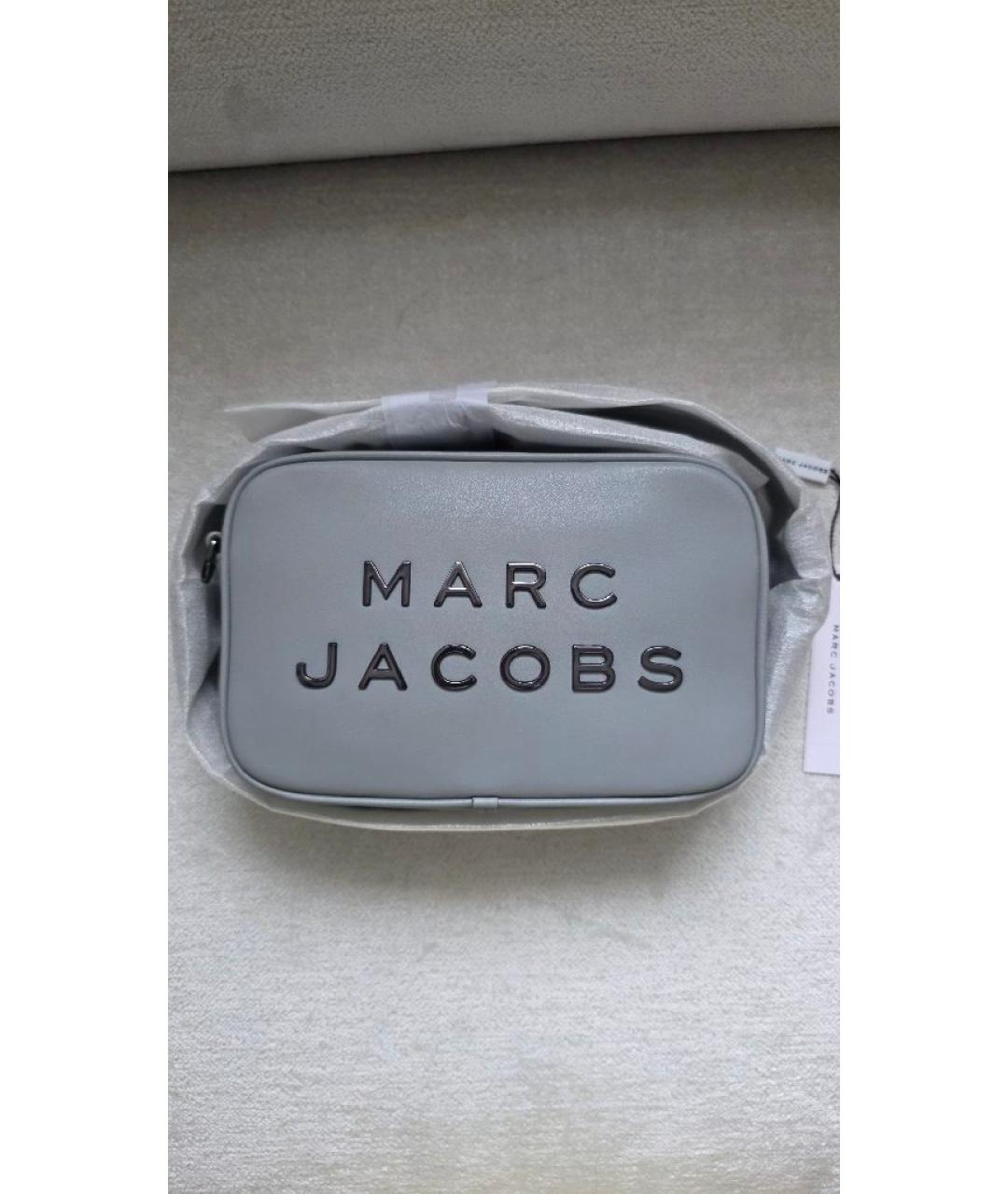 MARC JACOBS Серая кожаная сумка через плечо, фото 6