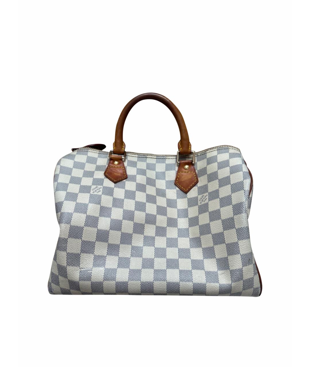 LOUIS VUITTON Белая сумка с короткими ручками, фото 1