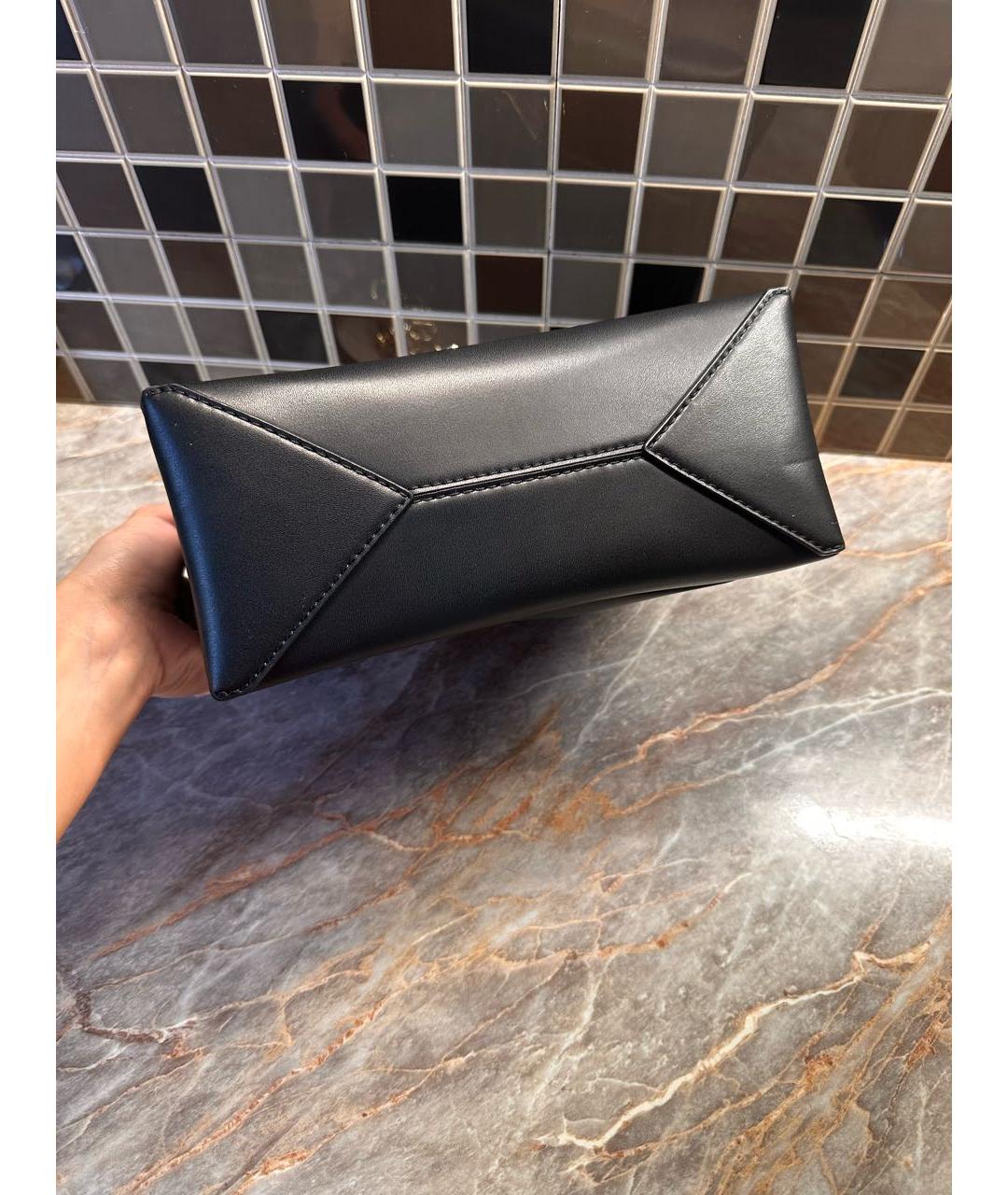 MICHAEL MICHAEL KORS Черная сумка с короткими ручками из искусственной кожи, фото 3