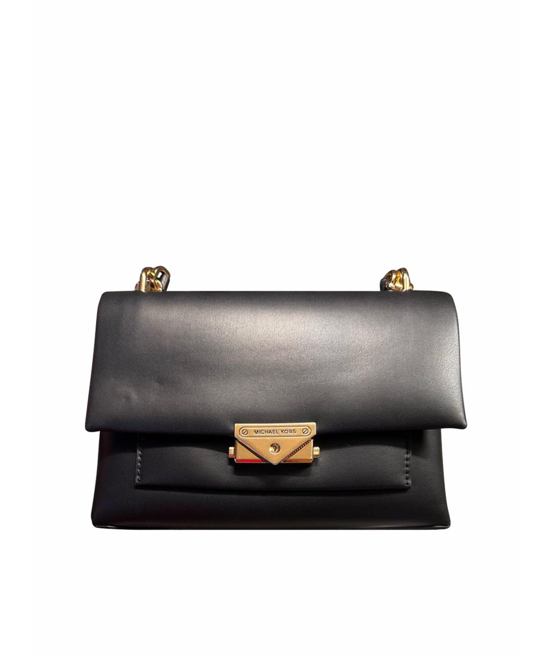 MICHAEL MICHAEL KORS Черная сумка с короткими ручками из искусственной кожи, фото 1