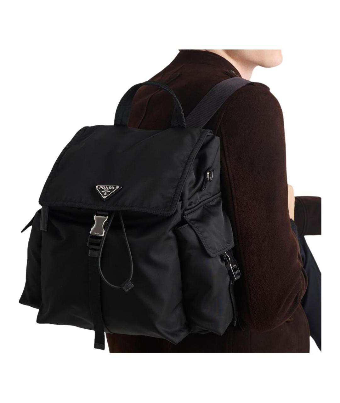 PRADA Черный рюкзак, фото 6