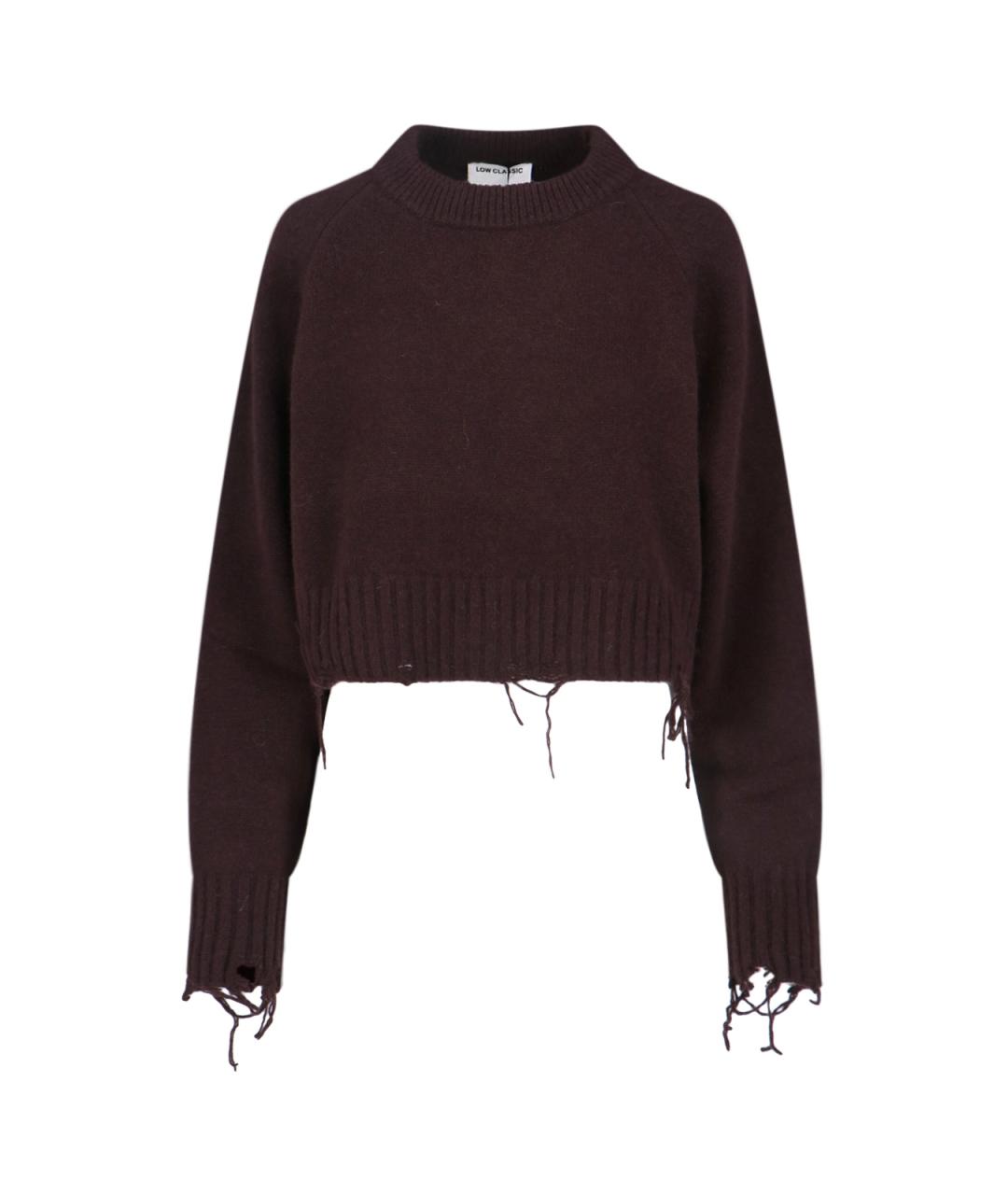 LOW CLASSIC Коричневый полиамидовый джемпер / свитер, фото 1
