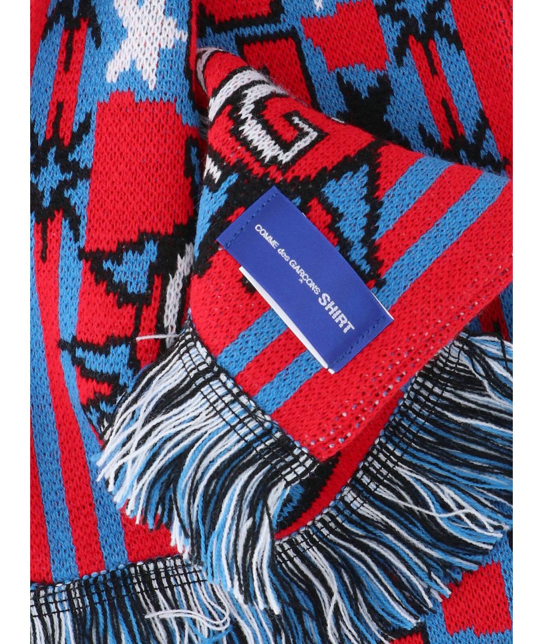 COMME DES GARÇONS Красный шарф, фото 3