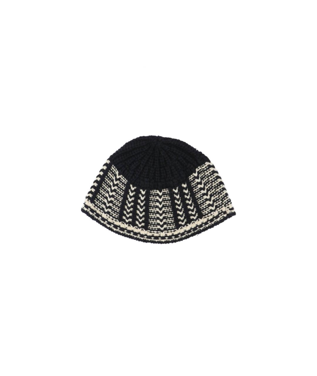 LOW CLASSIC Черная шерстяная шапка, фото 2