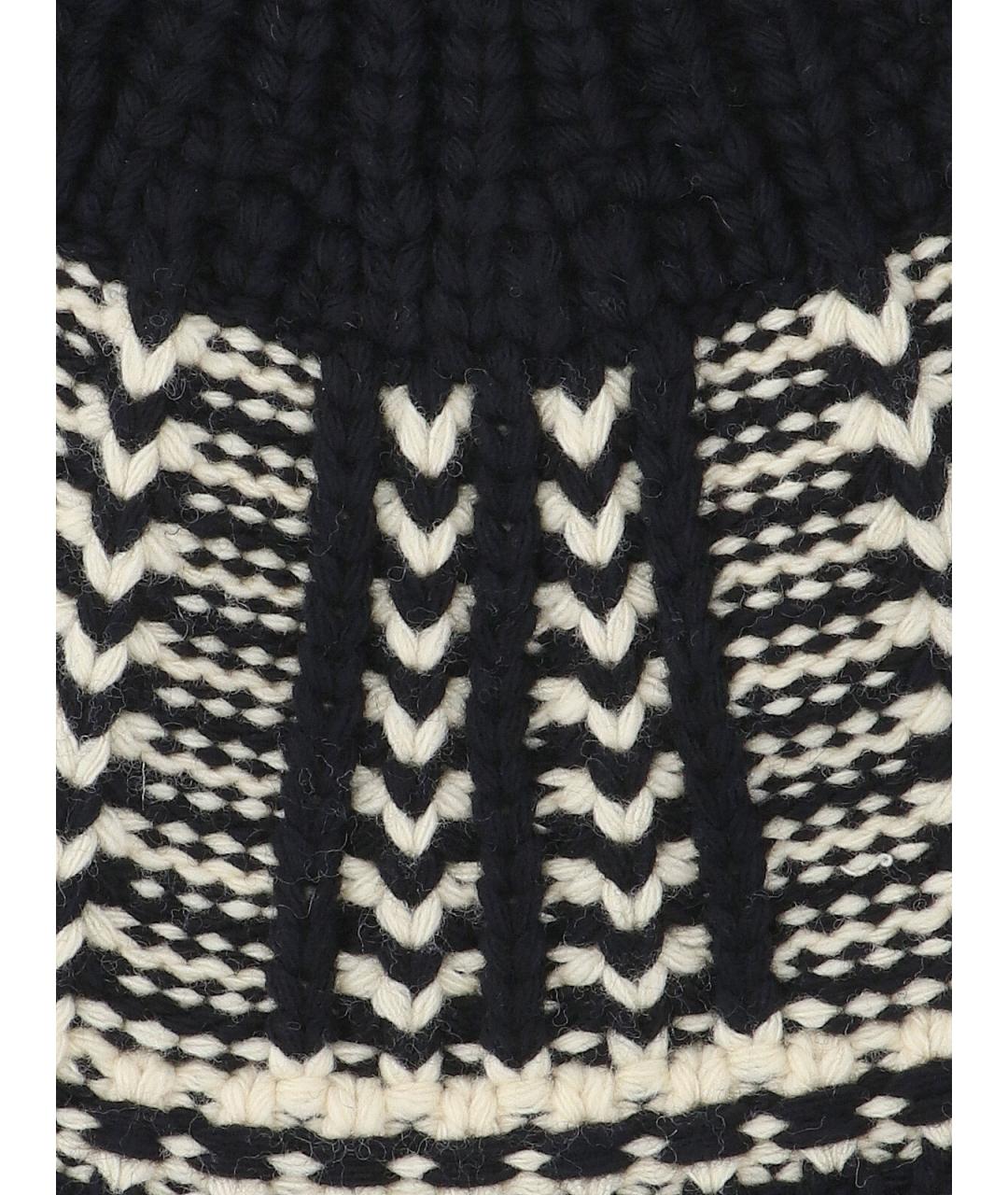 LOW CLASSIC Черная шерстяная шапка, фото 3