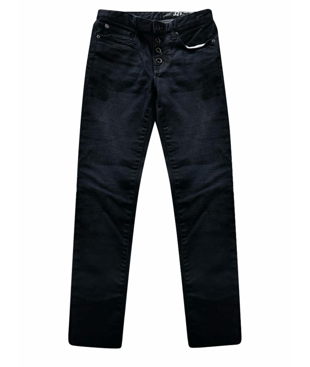 ARMANI EXCHANGE Антрацитовые хлопковые джинсы слим, фото 1