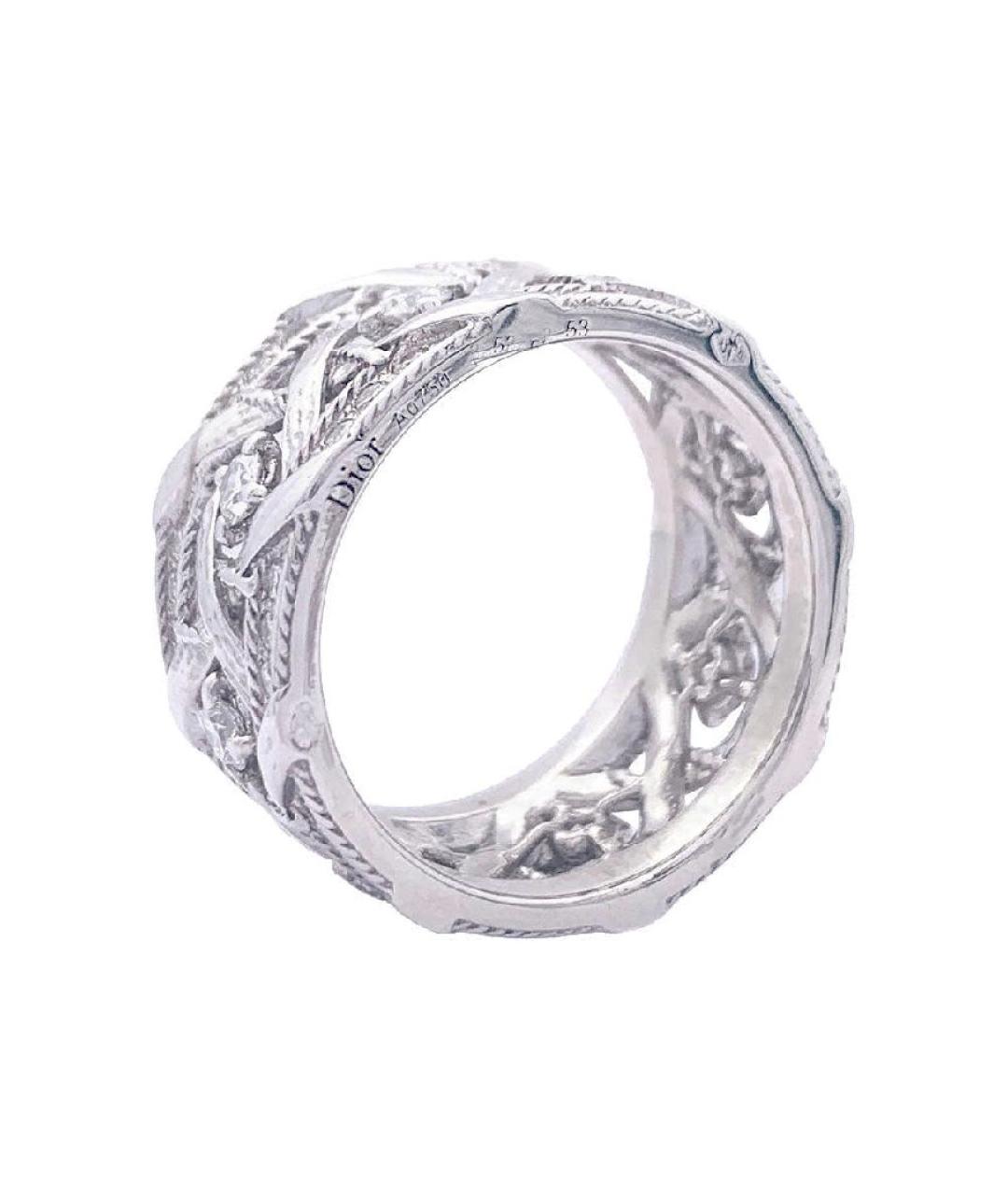 CHRISTIAN DIOR Серебряное кольцо из белого золота, фото 4