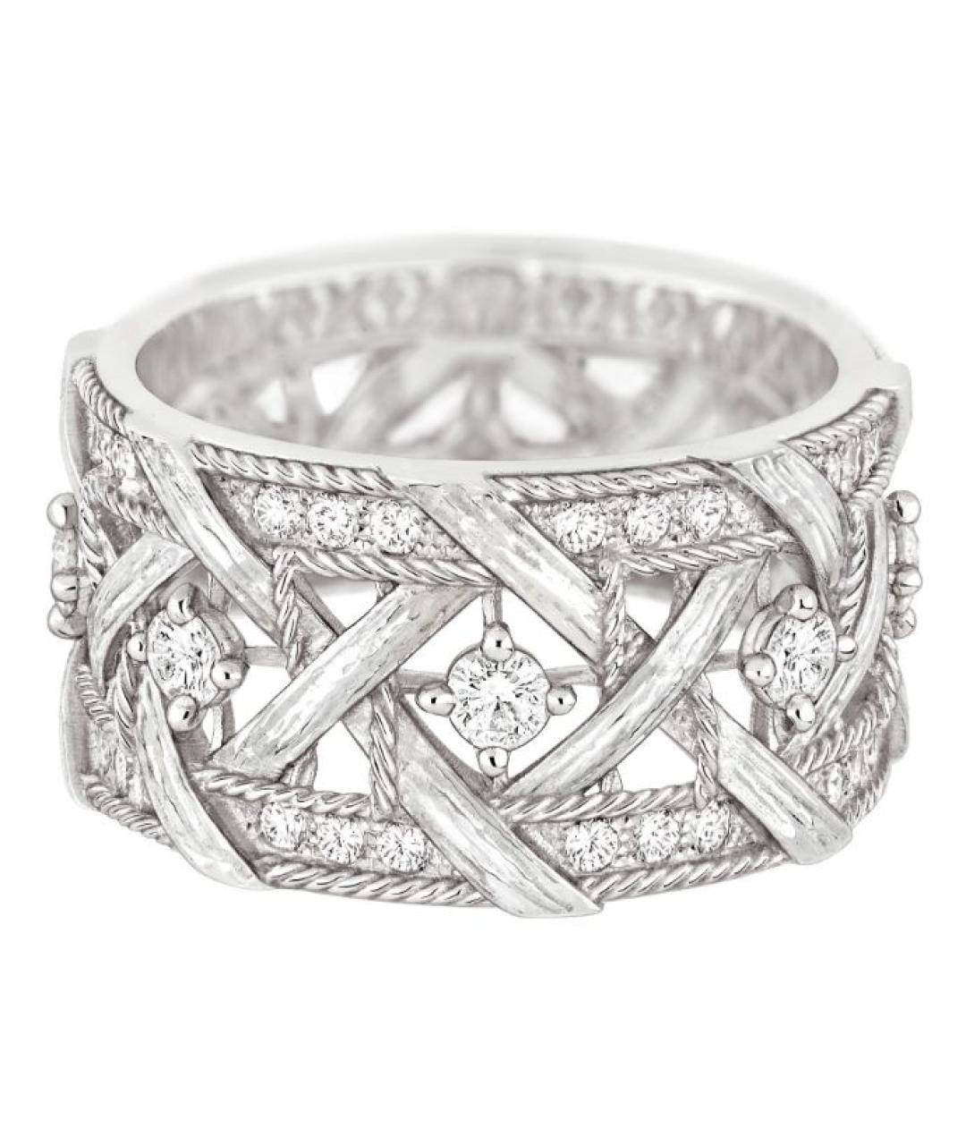 CHRISTIAN DIOR Серебряное кольцо из белого золота, фото 1